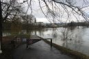 La Meuse en crue à Sedan